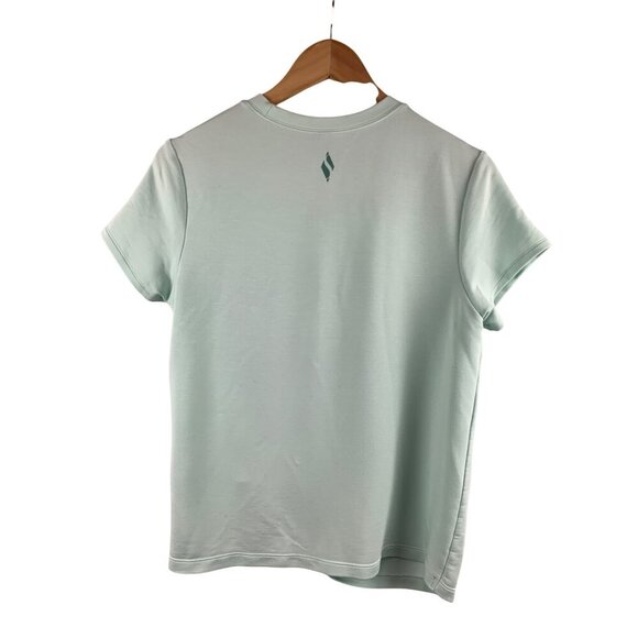 Skechers Womens Mint Green Knot Front Tee S - Picture 2 of 6